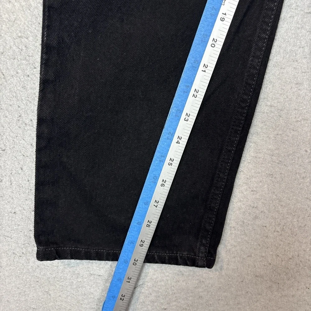 Levi's 505 Regular Fit‎ Jeans 31x30 (29x30) Y2K Black 100% Cotton Denim